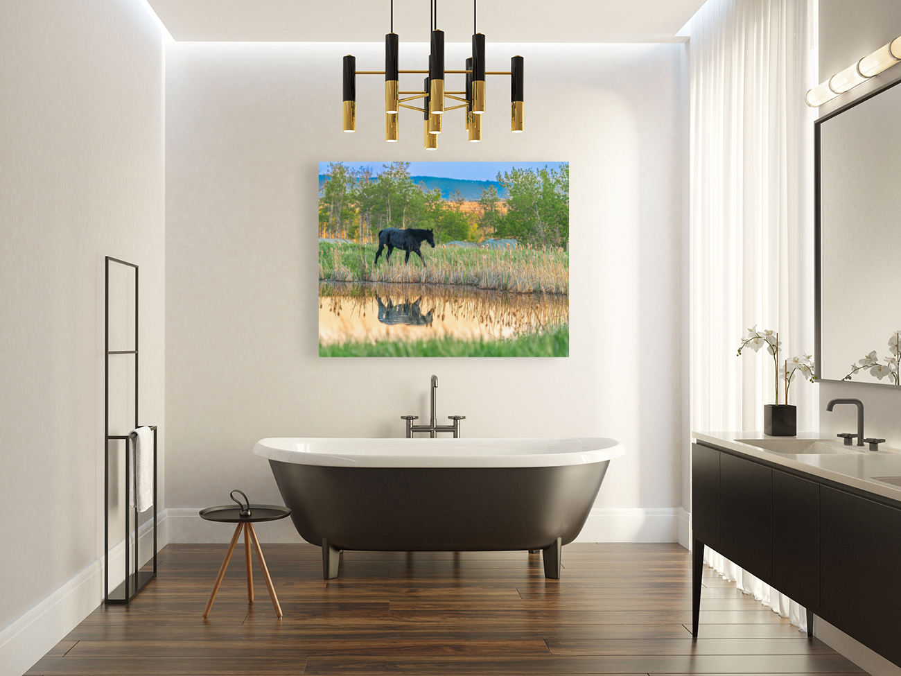 Horse Reflection Reproduction