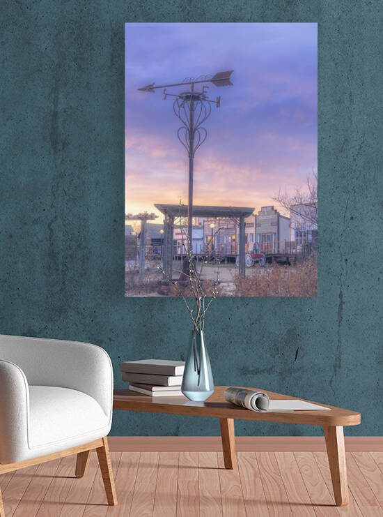 Sunset in the Village Reproduction