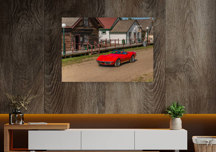 Red Corvette Reproduction