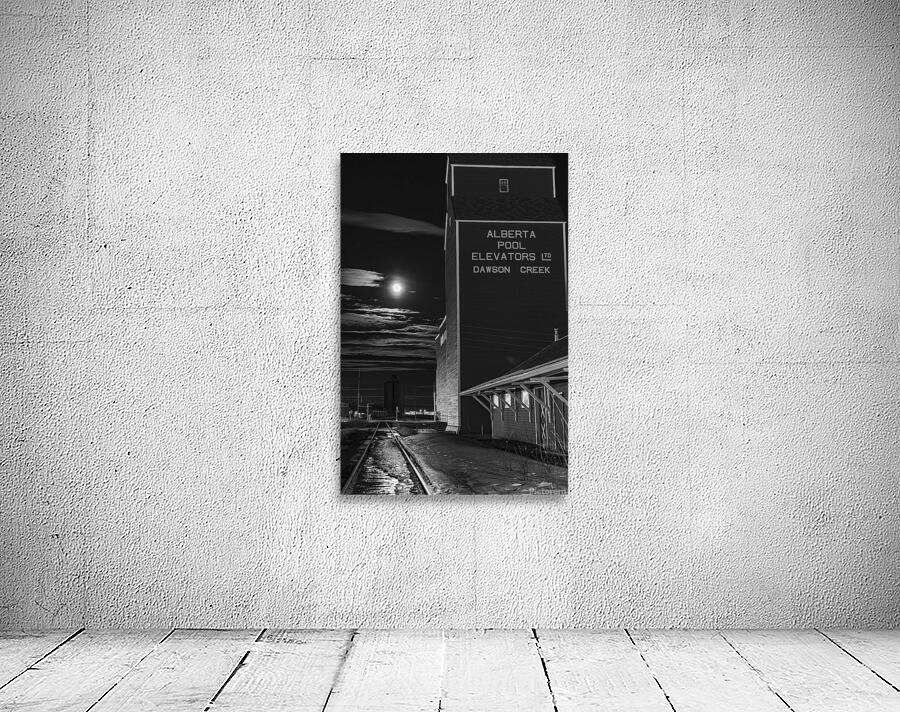 Grain Elevator BW Wall Preview