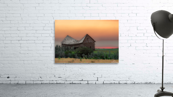 Old Cabin at Sunset Wall Preview