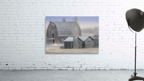 Sixties Barn Scene Wall Preview