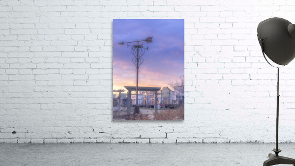 Sunset in the Village Wall Preview