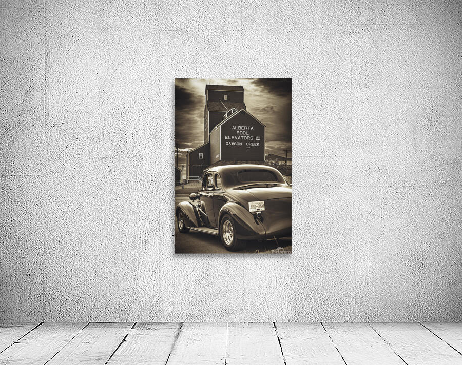 Coupe at the Grain Elevator Wall Preview