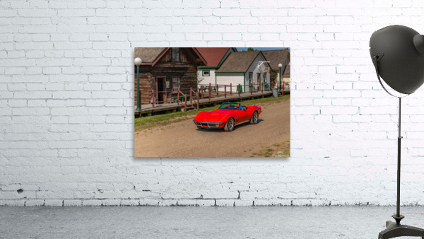 Red Corvette Wall Preview