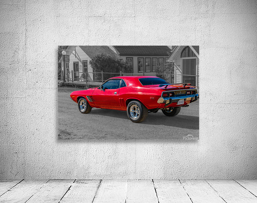 Red Challenger Wall Preview