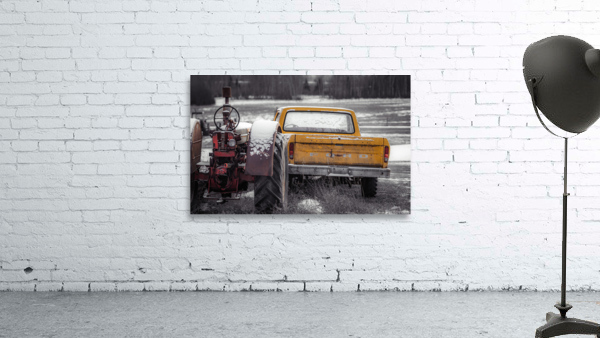 Tractor and Ford Wall Preview