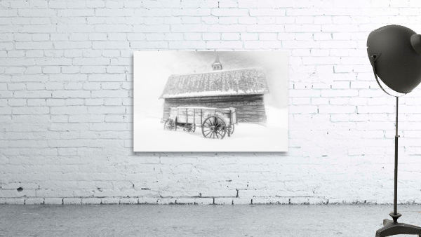 Wagon in a Blizzard Wall Preview