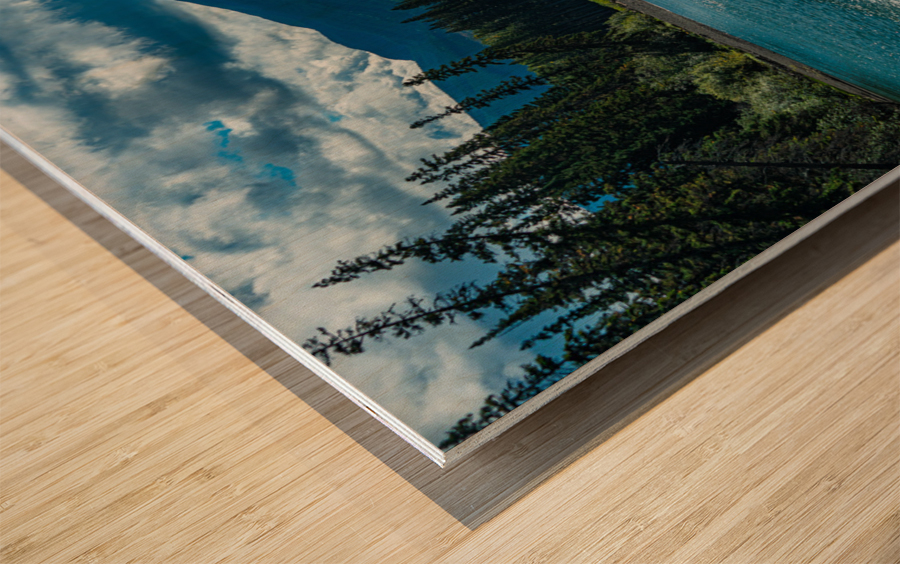 Boating on the Murray River Wood print