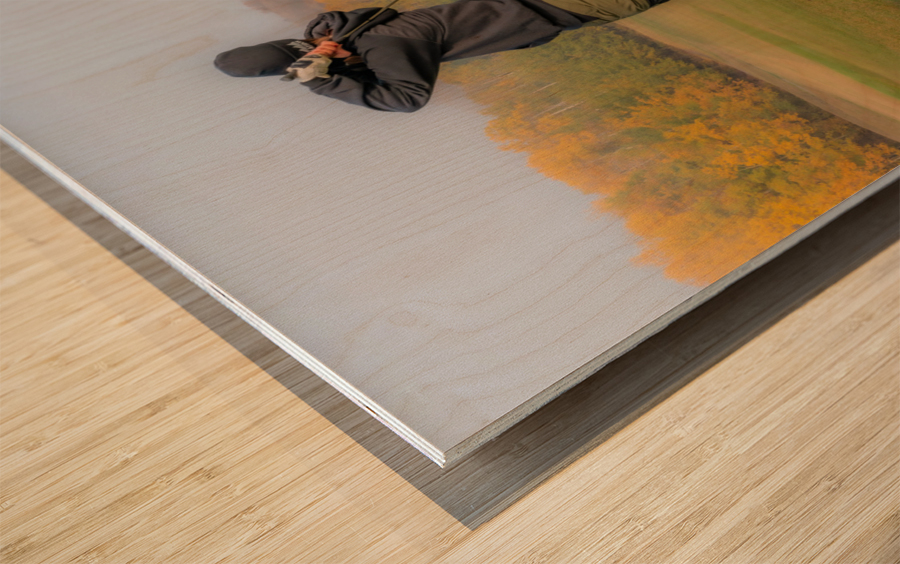 On the Tee Wood print