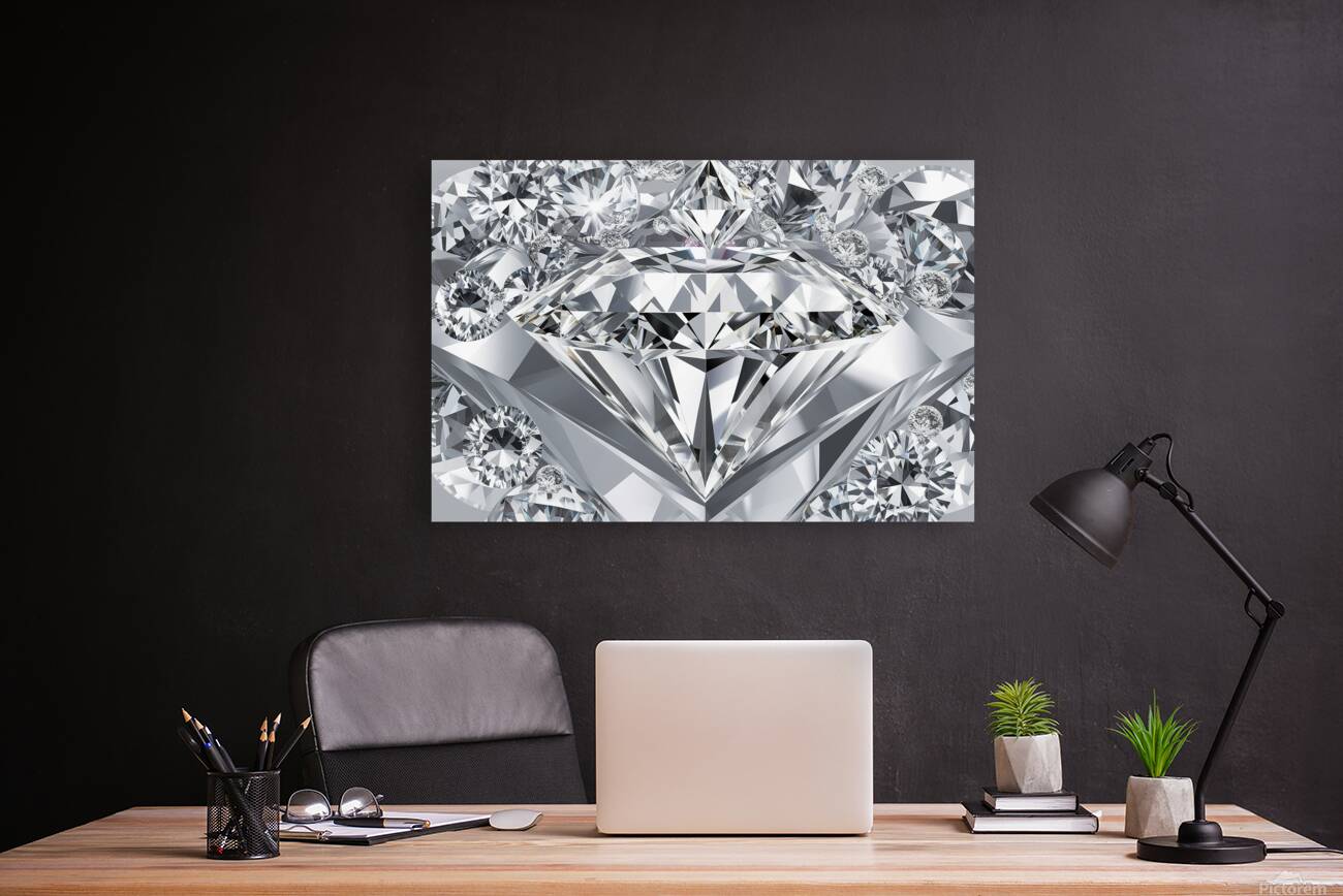 A stunning 3D composition featuring a multitude o Reproduction