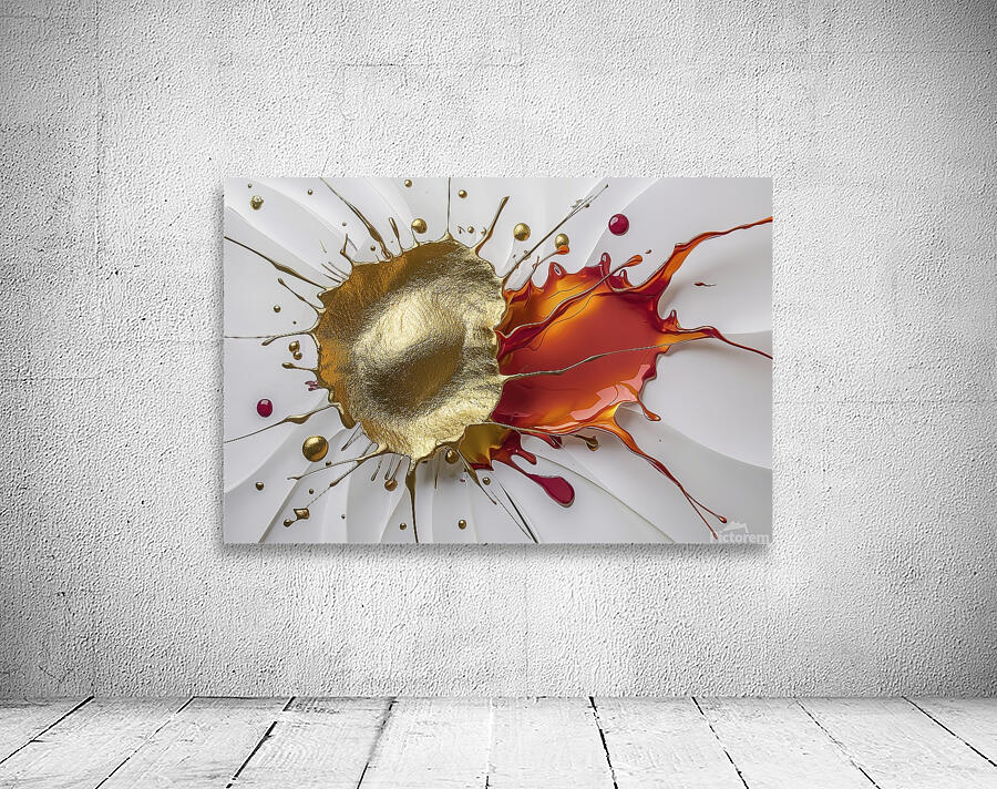 A captivating abstract artwork displaying an expl Wall Preview