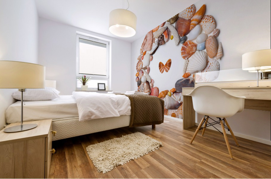 Anna_Tyshko_Circle_Seashells Mural print