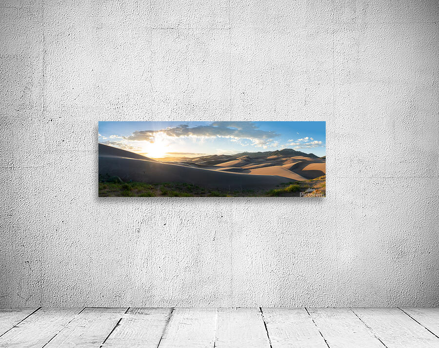 Dunefield Sunset Wall Preview