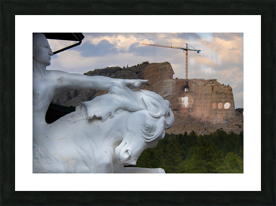 Crazyhorse Monument Picture Frame print