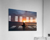 Sunset Paddle Acrylic Print