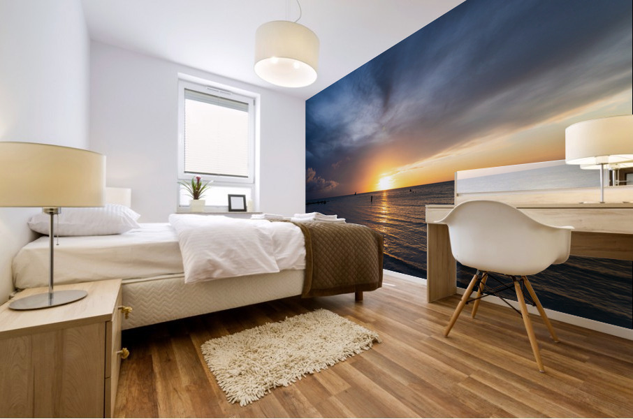 Dusky Holbox Mural print
