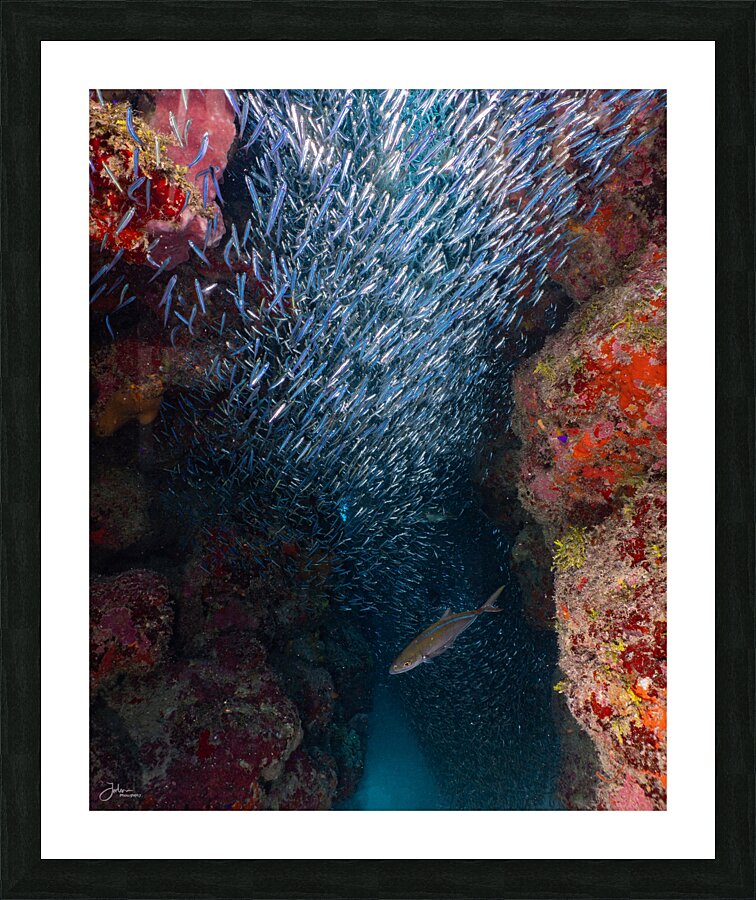 Silverside Cave Picture Frame print