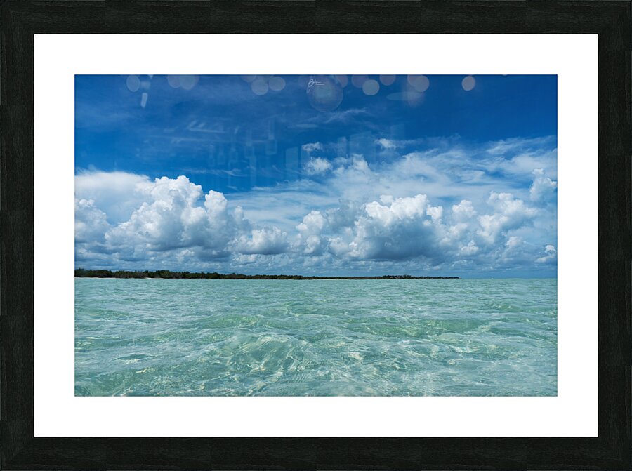 Cotton Clouds Picture Frame print