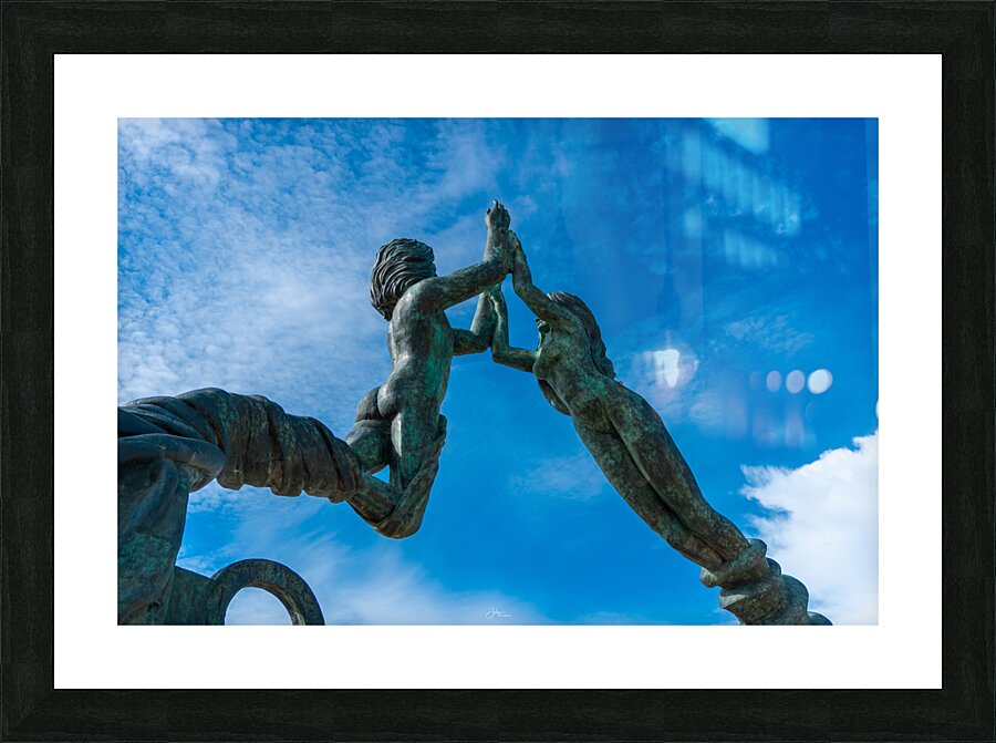 Sealed in Bronze Picture Frame print