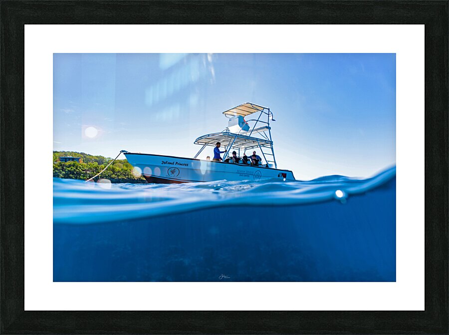 Ocean Portal Picture Frame print