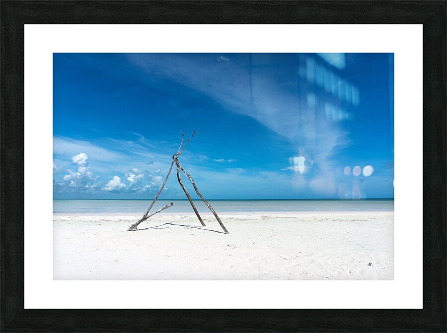 The Island Picture Frame print