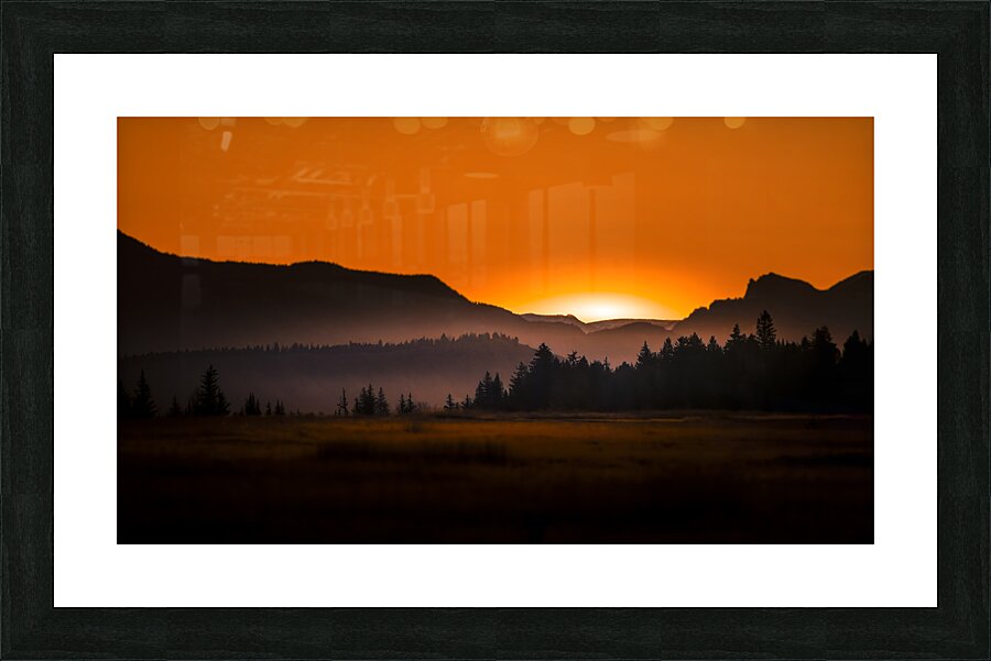 Teton Sunrise Picture Frame print