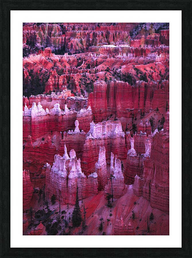 Bryce Towers Picture Frame print