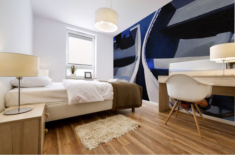 Side by Side Mural print