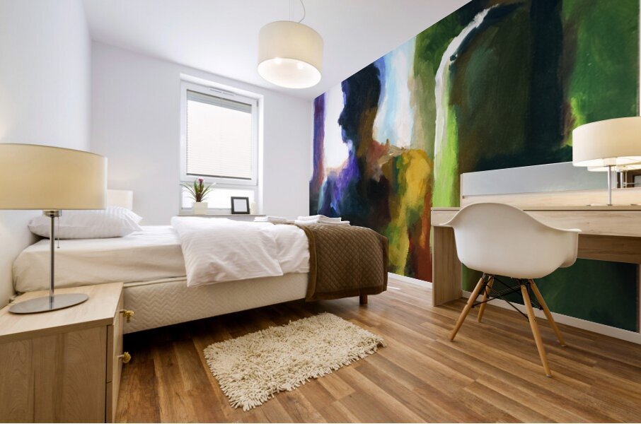 Jacob - Yellow Mural print