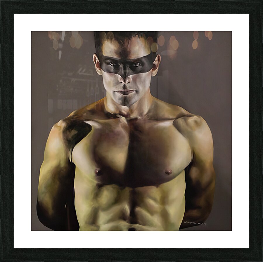 Bound Superhero Picture Frame print