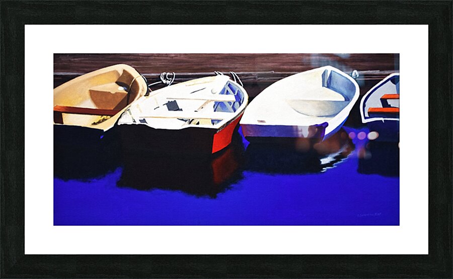 All Lined Up Picture Frame print