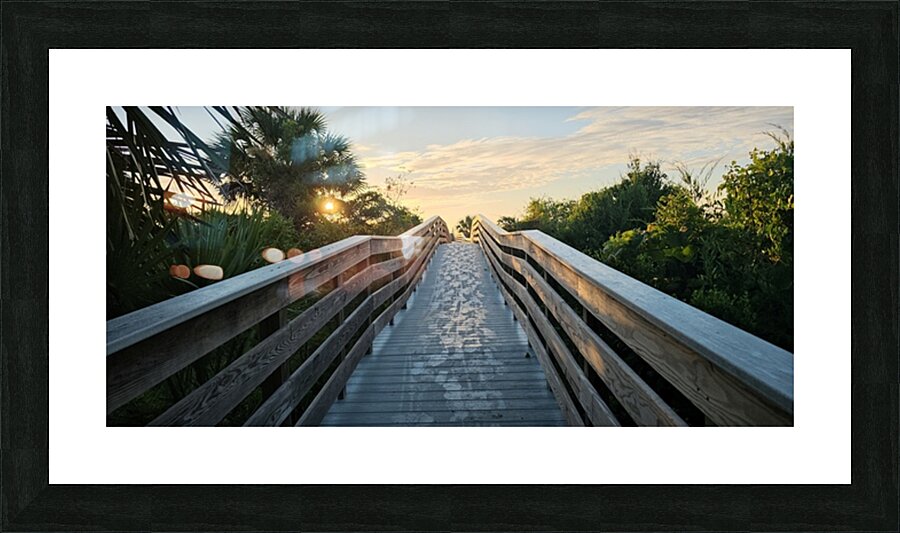jax beach Picture Frame print