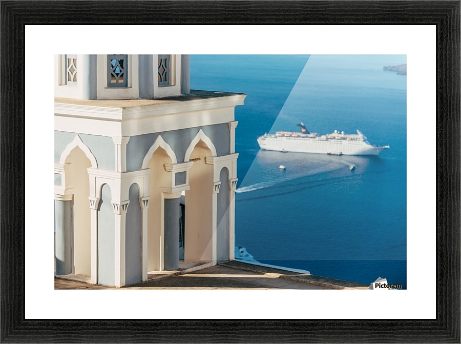 Santorini stuff 1612 Picture Frame print