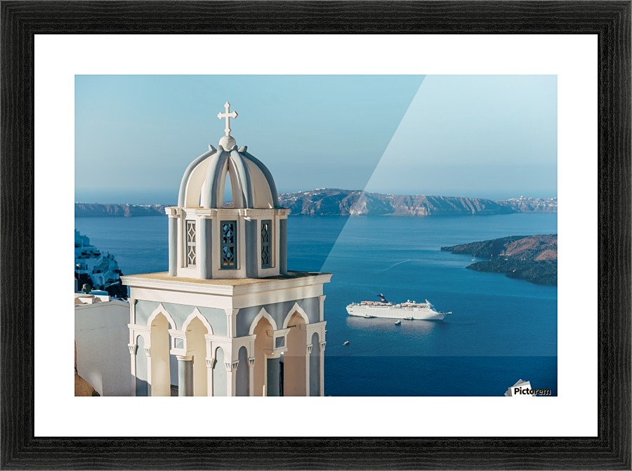 Santorini stuff 1608 Picture Frame print