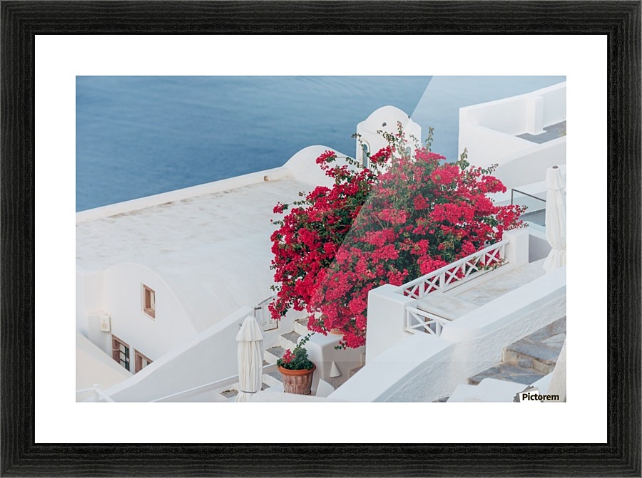 Santorini stuff 68 Picture Frame print
