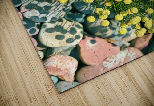 yellow button flower 2 Mary Jo s Art Inspirations puzzle