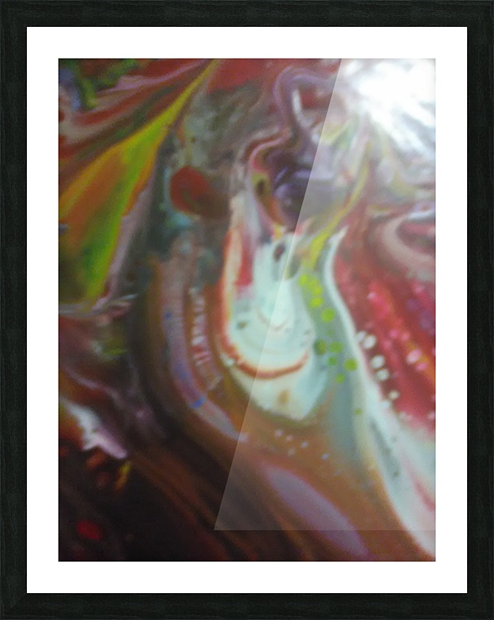 stoned monkey Picture Frame print
