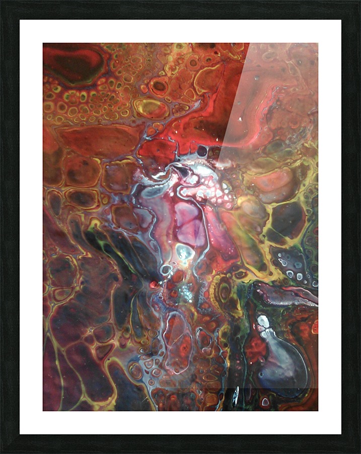 white wizard  Picture Frame print