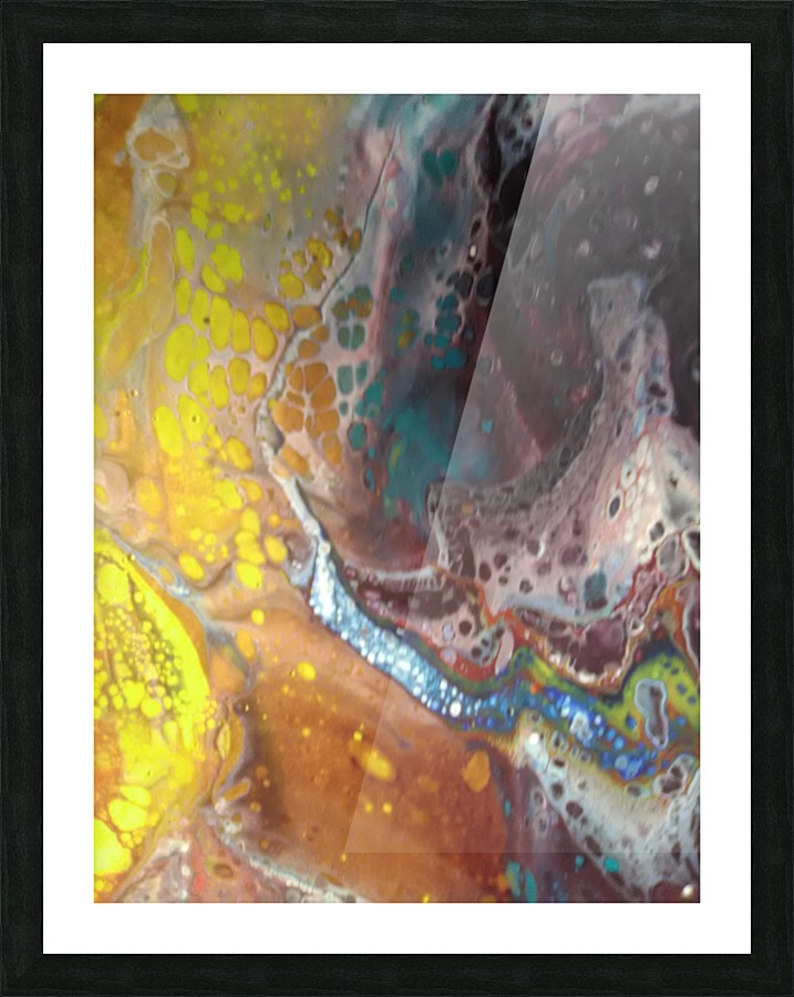 half demon Picture Frame print