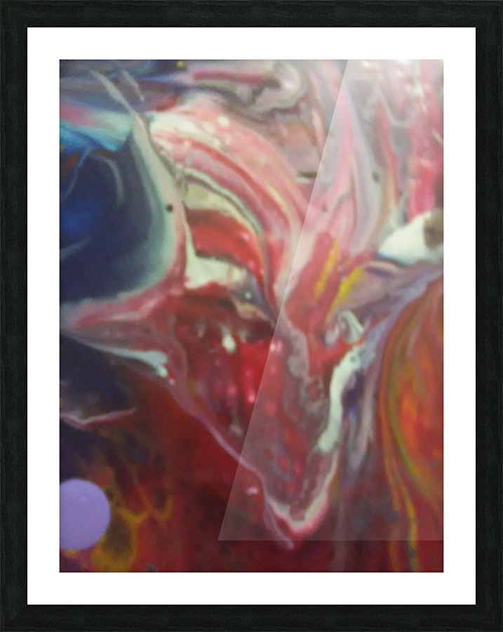 horny devil Picture Frame print