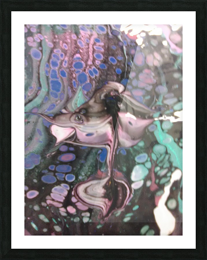 stingrays Picture Frame print