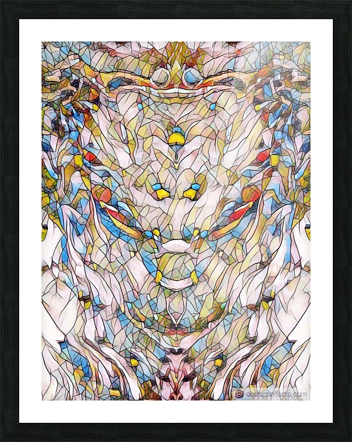 mosiac Picture Frame print