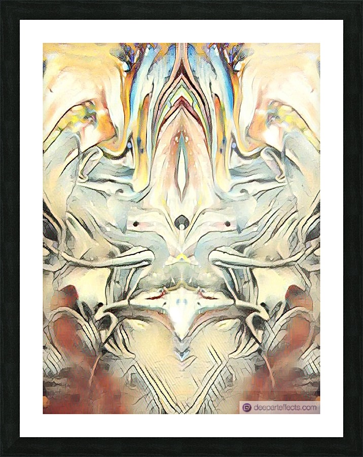 twisted reality Picture Frame print