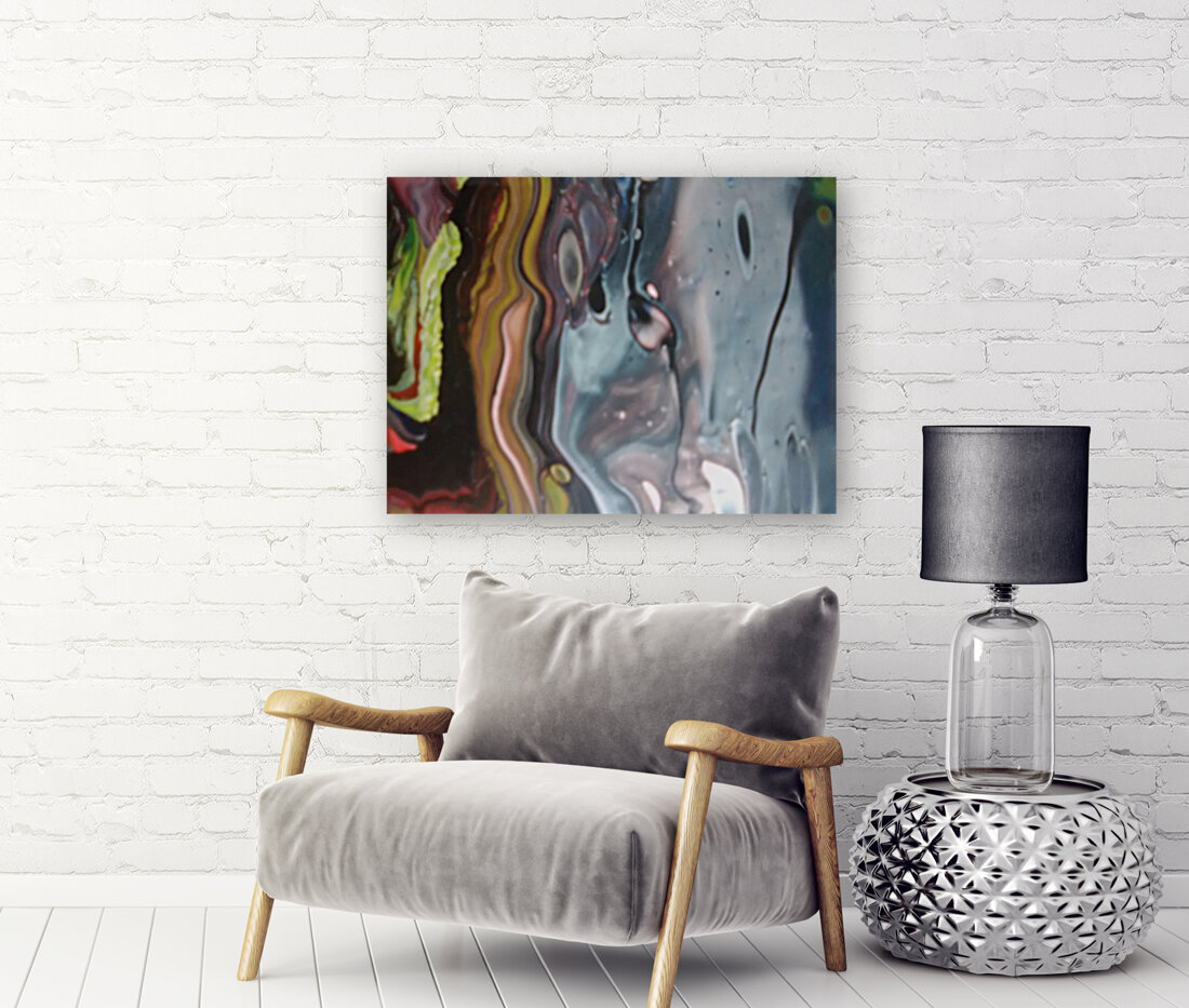 blue on black Reproduction