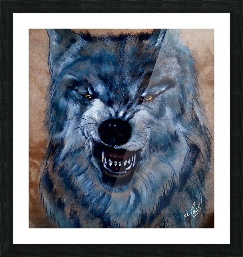 Wolf Picture Frame print