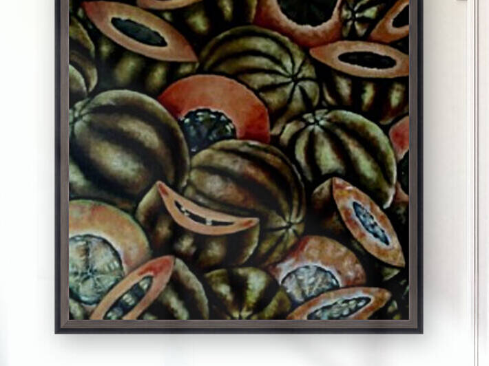 Delicious melons by deCaso Art