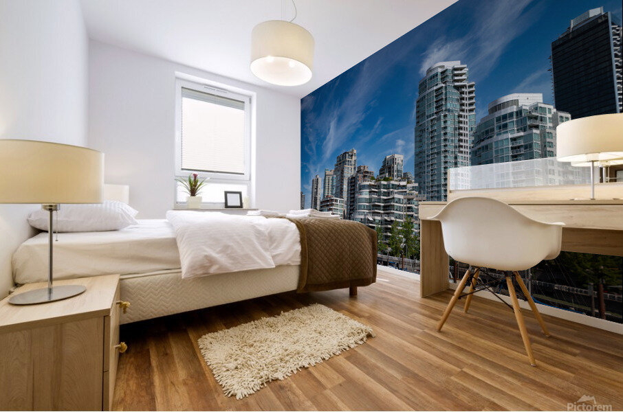 Vancouver Skyline  Mural print