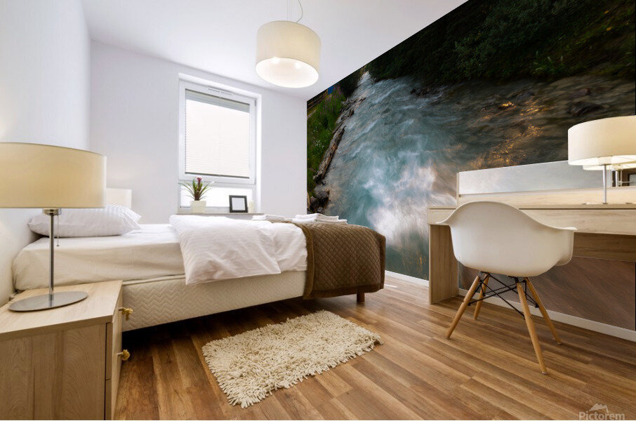 Rapid Stream Mural print