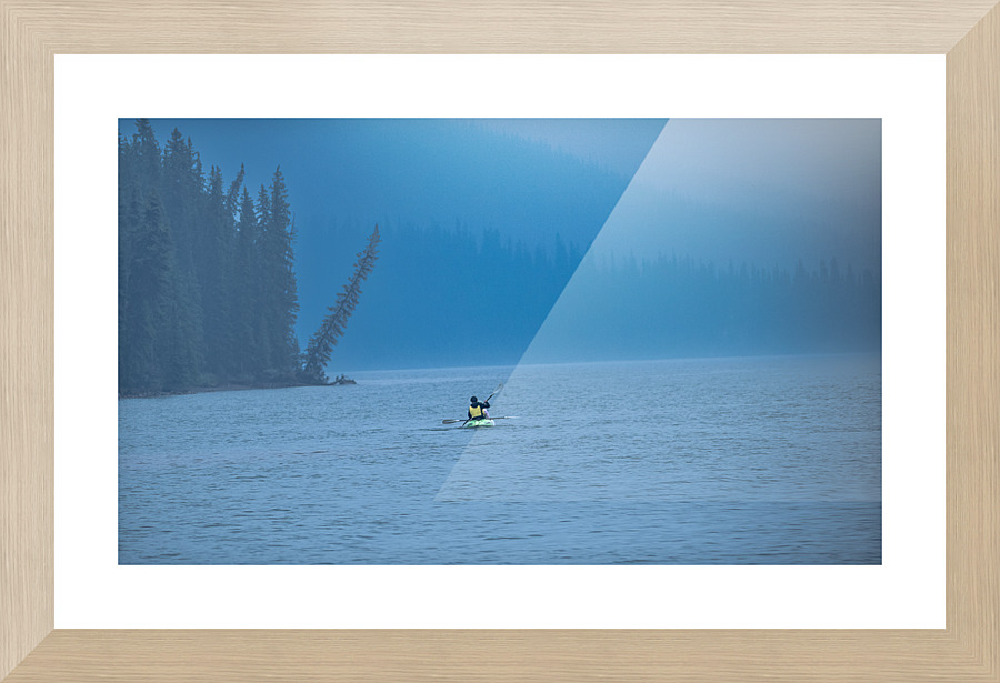 Kayak Picture Frame print